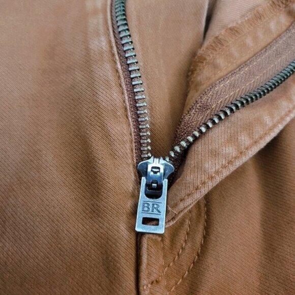 Banana Republic Traveler Slim Fit Twill Cotton Pants In Bronze Brown - Picture 11 of 14